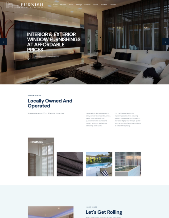 Tall interior design or furniture showcase